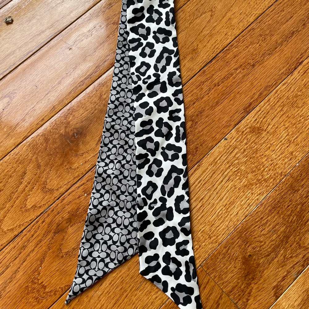 Coach silk scarf